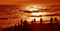 4K Beach Sunset 02 Santa Monica California Video