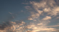 Sunset clouds timelapse Video