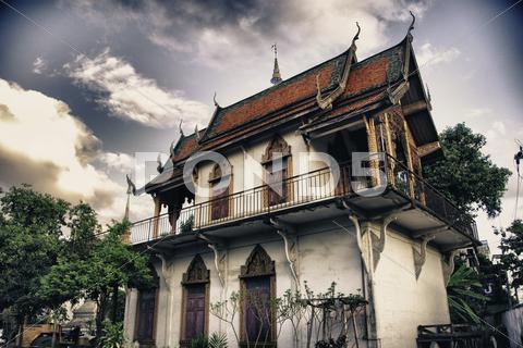 Stock photo of Temple Detail in Chiangmai