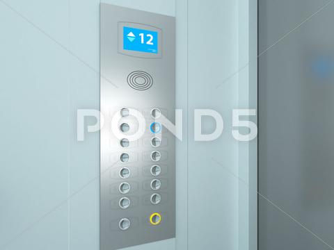 Stock photo of Elevator Interior