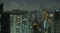Aerial night illuminated cityscape. Sao Paulo, Brazil. Timelapse 4k 4096 X 2304 Video
