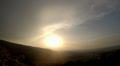 4k Sunset timelapse over a village near the Harz mountains Video