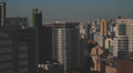 View of the city. Sao Paulo, Brazil. Horizontal pan. Pollution 15 Video