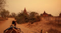 Temples of Bagan, Myanmar, on a horse chariot Video