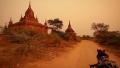 Temples of Bagan, Myanmar, on a horse chariot Video