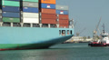 Tug Assists Container Ship Video