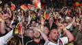 German Crowd People Celebrating Cheering Goal Germany Team in World Cup 2014 Video