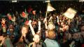 Germany Football Team Big Group of Fans Happy for a Goal with Brazil Semifinals Video
