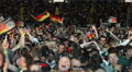Happy Cheerful Football German Spectators Fans Celebrating Goal Men Woman Friend Video