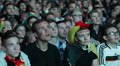 Cheerful Positive Crowd People Portraits German Football Team Fans Supporters Video