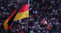 National German Flags People Audience Championship Game Cheerful People Mass Video