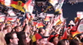 German Happy Crowd People Waving Flags Celebrating Cheering Germany Team Europe Video