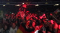 Pan Left Fans of German Soccer Team Celebrating Supporters Waving Flags Singing Video