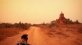 Temples of Bagan, Myanmar, on a horse chariot Video
