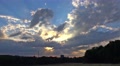 4k Sunset timelapse with glorious sunrays and clouds Video