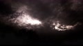 4k Scary black night clouds timelapse Video