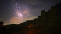 Milky Way Galaxy 70 Dolly R Timelapse Mojave Desert Red Rock Canyon Video