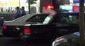 Tokyo Police Car Outside Fussa Station HD Video