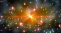 4K Abstract motion background, shining light, rays, particles, seamless loopable Video