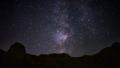 Milky Way Galaxy 76 Zoom In Timelapse Mojave Desert Red Rock Canyon Video