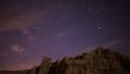 Milky Way Galaxy 80 Zoom In Timelapse Mojave Desert Red Rock Canyon Video