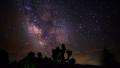 Milky Way Galaxy 95 Tilt Up Timelapse Mojave Desert Joshua Trees Video