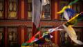 Prayer flags at the Boudhanath stupa Kathmandu, Nepal Video