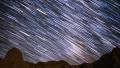 Milkyway Startrails 18 Zoom In Timelapse Red Rock Canyon California Video