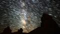 4K Milkyway Startrails 08 Timelapse Trona Pinnacles Video