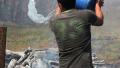 People trying to control a fire - Brazilian farm Video