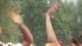 People waving hands to the music, open air festival, party Video