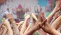 People waving and clapping hands at concert, enjoying music Video