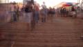 Santa Monica Hyperlapse 06 Walking crowds on pier California Video