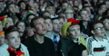 UHD 4K Positive Crowd People Portraits German Football Team Fans Supporters Video
