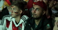 UltraHD 4K Angry Blonde Boys Painted Faces Football Closeup Portrait German Video
