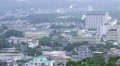 Steam Rises Over City Of Beppu Japan - Looks Like Smoke And Fire Pan HD Video
