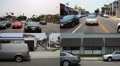 4K Driving Plates LA 02 4 Angle Set Highland Ave North Video