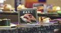 Japanese Sushi On Food Conveyor Belt In Tokyo Restraint HD Video