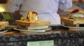 Japanese Sushi On Food Conveyor Belt In Tokyo Restraint With Chef HD Video