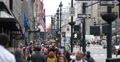 UltraHD 4K Establishing Shot NYC Crowded People Commuters Walk Home Manhattan Video