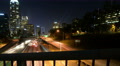 4K Los Angeles Hyperlapse 02 Freeway Bridge Motion Timelapse Night California Video