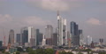Ultra HD 4K Frankfurt Skyline Establishing Shot Busy Business Towers Offices Day Video