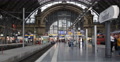 Ultra HD 4K Frankfurt Central Main Station Trains Platform Passenger Wait Walk Video