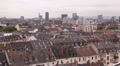Frankfurt Germany Old Town Residential Houses Roof Aerial View Cityscape Skyline Video