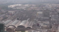 Frankfurt Hauptbahnhof Main Central Station Aerial View Trains Departing Arrival Video