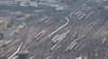 Frankfurt Hauptbahnhof Central Station Trains Departing Arrival Busy Commuters Video