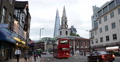 Ultra HD 4K London Icon Double Decker Bus Shard Tower British Car Traffic People Video