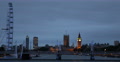 UltraHD 4K Night London Eye Big Ben British Parliament Thames River Landmarks Video
