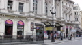 Piccadilly Circus Busy Street Road Junction Car Traffic People Commuting Walking Video