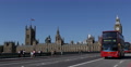 Ultra HD 4K Double Decker Bus Passing Crowd People Walk Cars Traffic Jam London Video